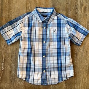 Nautica Poplin Plaid Shirt